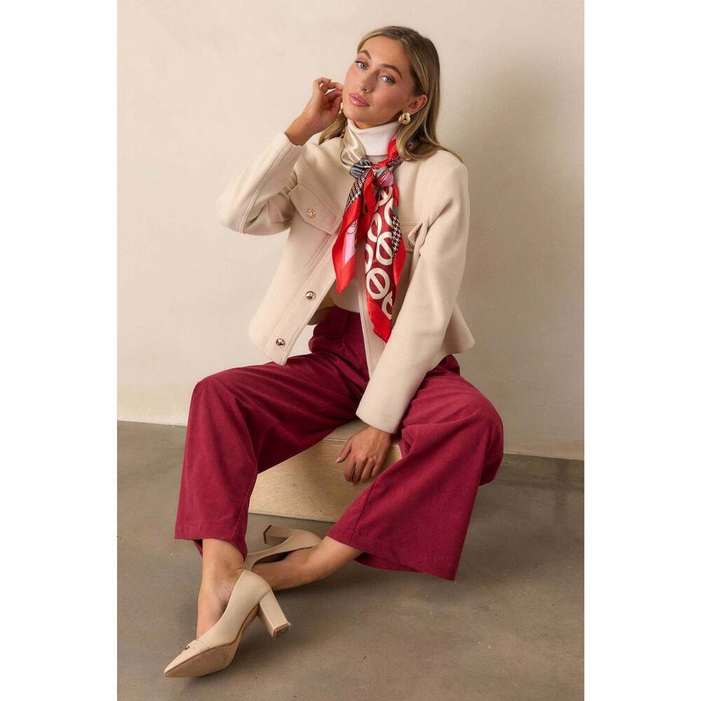 Red Dress Beyond Bold Cranberry Pants Size SS / Cranberry